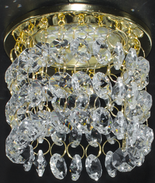 Lampa Sufitowa Elem Oczko 0-3208 ZŁOTO