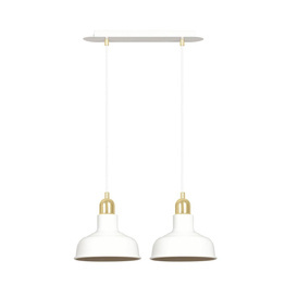 IBOR 2 WHITE lampa wisząca biały (1043/2) - Emibig