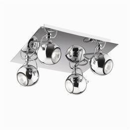 Plafon IDEAL LUX Lunare PL4 Chrom