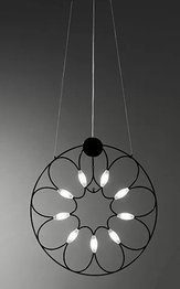 Sforzin Lafra Piccola Nero Lampa Wisząca