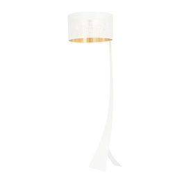 ESTRELLA LP1 WHITE/GOLD podłodowa lampa czarny (1155/LP1) - Emibig