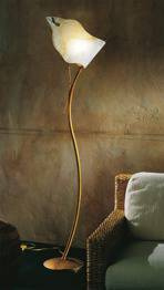 Sillux FIRENZE PI 3/212  bursztynowa/miedziana Lampa Stojąca