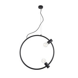 Azzardo Orsola AZ3353 Lampa wisząca okrągła czarna