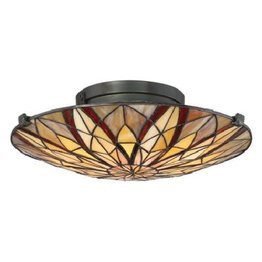 Elstead Lighting Victory QZ-VICTORY-SF Witraż Plafon