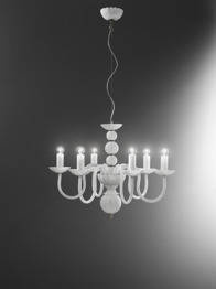 ITALAMP Evoque 281/6 Lampa wisząca biała