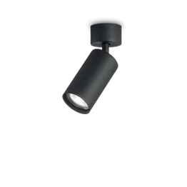Spot regulowany czarny prosty Ideal Lux Dynamite PL1