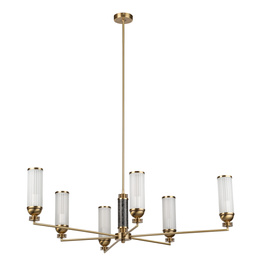 Lampa wisząca Kutek Żyrandol IZA-ZW-3+3(P/5)B Izano