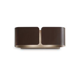 Oprawa Ścienna Ideal Lux Clip Ap2 Mini Coffee 170923