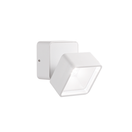 Oprawa Ścienna Ideal Lux Omega Ap Square Bianco 4000k 285528