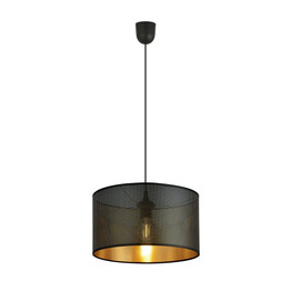 ASTON 1 BLACK/GOLD lampa wisząca czarny (1148/1) - Emibig