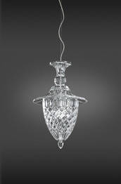 ITALAMP 205/4 Lampa Wisząca transparentny/chrom