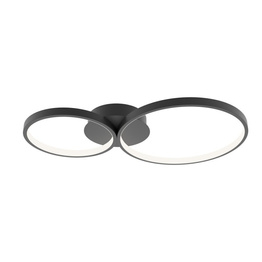 Italux Nowoczesna Lampa sufitowa SPL-20452-2-BK Maver