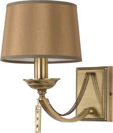 Kinkiet Kutek Zaffiro ZAF-K-1(P/A) Patyna