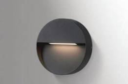 Azzardo Casoria Round AZ4366 Kinkiet Czarny