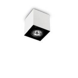 Plafoniera Ideal Lux Mood Pl1 Small Square Bianco
