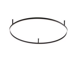 Plafon Ideal Lux Oracle Slim Pl D090 Round 4000k On-off Bk 341989