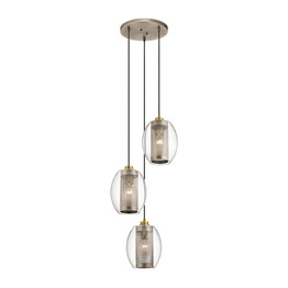 Elstead Lighting KL-ASHER-3PC-AP Corona Lampa wisząca