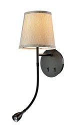 Lampa ścienna Dann Lux Design FIO BK-W DLD5293 czarna