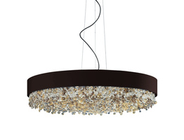 MASIERO Ola S6 90 czarna lampa Włoska