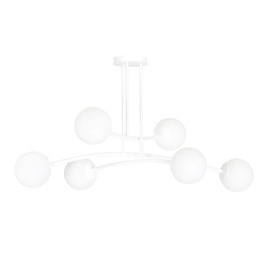 HALLDOR 6 WHITE plafon biały (1025/6) - Emibig