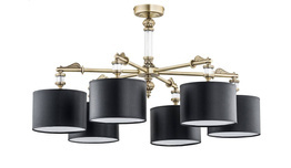 Lampa sufitowa Kutek Merano MER-PL-6(P/A) Patyna