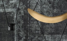 Żyrandol Masiero Vollee S1P down złoty