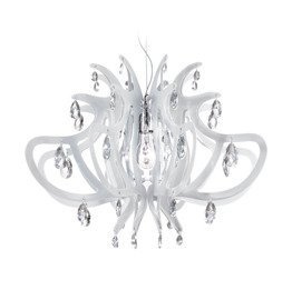 Slamp Lillibet biały Zwis z kryształkami