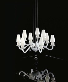 Italamp Rigel 344/6+3 Lampa wisząca biały