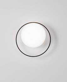 Lampa ścienna Estiluz A-3722 Circ BK