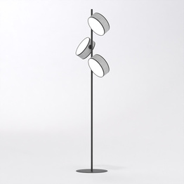 Lampa Podłogowa Emibig Drumz Lp3 Gray (1564/LP3)