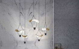 Żyrandol Masiero Vollee C5 P złoty