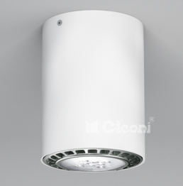 Minimal LED Lampa Natynkowa Srebrny Cleoni