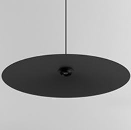 Lampa Wisząca Chors Mika 49 Z SNW TRIAC Czarna 49cm