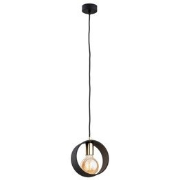 Nowoczesny Czarny Zwis Kołko Argon Amadora 4067