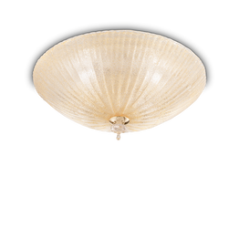 Plafon Ideal Lux Shell Pl6 Ambra 140193