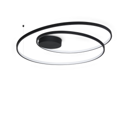 Lampa Sufitowa Ideal Lux Oz Pl D080 On-off Nero 3000k 365053