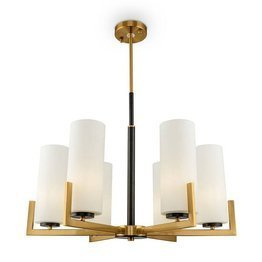 Żyrandol Złoto Czarny Maytoni Fortano MOD089PL-06BS