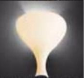 Leucos Summer P żółty Plafon