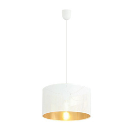ASTON 1 WHITE/GOLD lampa wisząca czarny (1147/1) - Emibig
