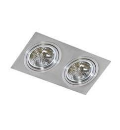 Oczko do zabudowy  AZzardo SIRO 2 AZ0770 Kolor aluminiowy