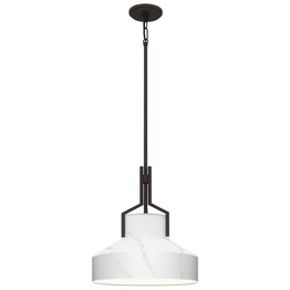 Lampa Wisząca Elstead Lighting QZ-BRECKEN-2P-OZ-OPAL
