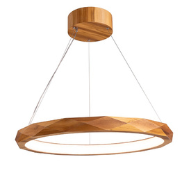Lampka Wisząca Ledowa Accord Lighting Angular QN-ANGULAR-RING-LED-80-TEAK