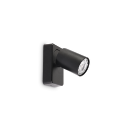 Oprawa Ścienna Ideal Lux Rudy Ap1 Round Nero 229010