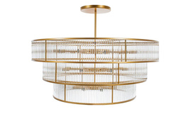 Żyrandol do Restauracji Berella Light Negros 120 GD BL5574