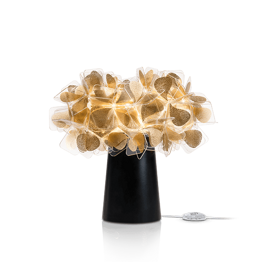 Slamp Clizia Złota Lampa Biurkowa CLITS00GNM00000BLBEU