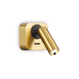 Lampa Ścienna Ideal Lux Bean Ap Square Ottone 260662