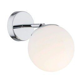 Lampa ścienna ze szklaną kulą Argon Satelite 3988