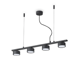 Ideal Lux Minor Linear SP4 Żyrandol nad stół czarny
