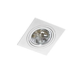 Oprawa Do zabudowy AZzardo SIRO 1 AZ0768 biała