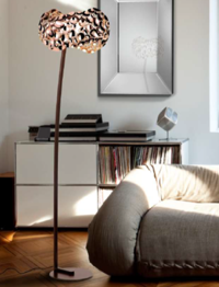 Schuller Narisa 266616 złota lampa podłogowa